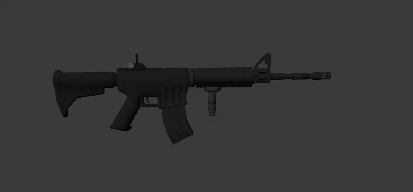 AssaultRifle ar - rifle Free low-poly 3D model