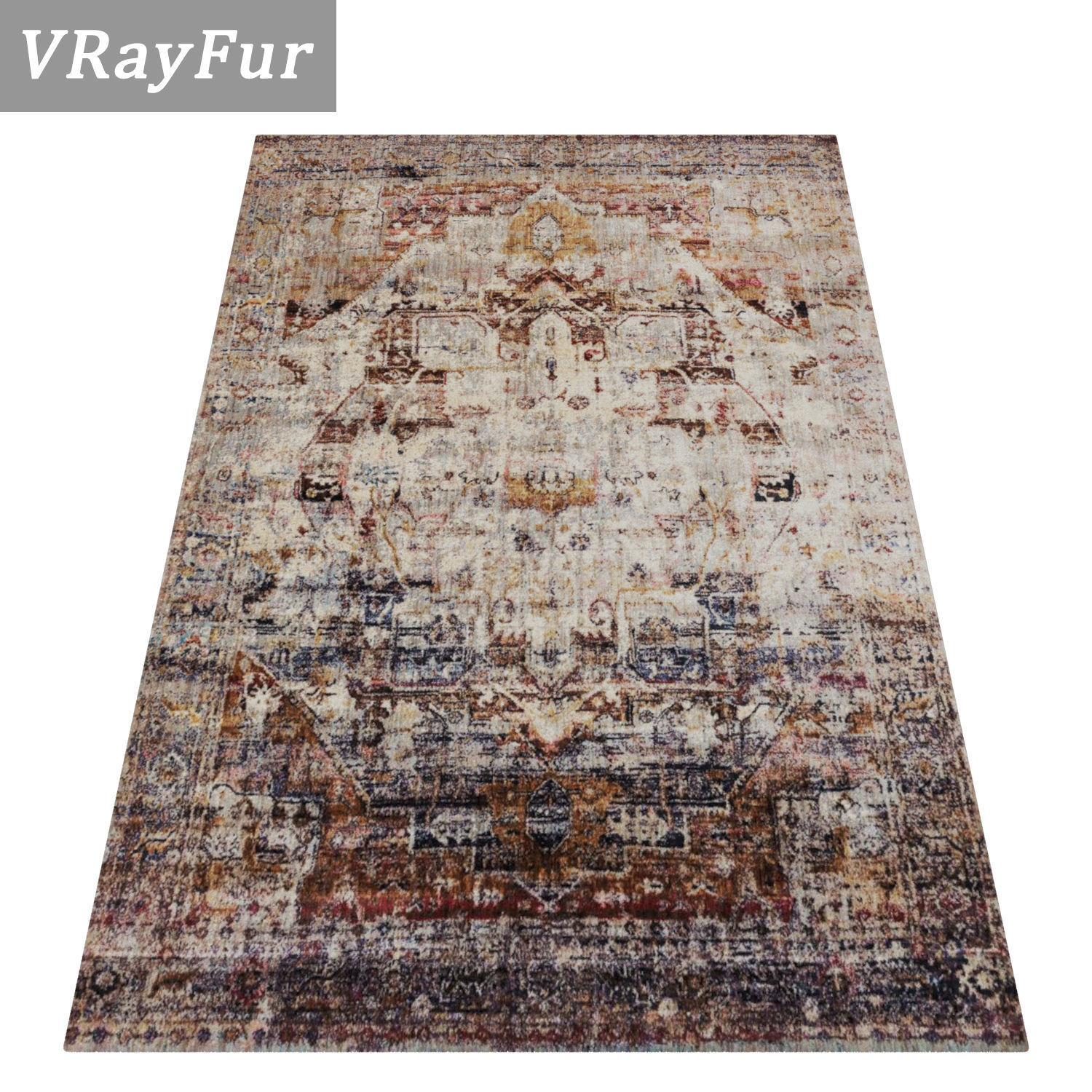 Rug Set 630 3D model_2