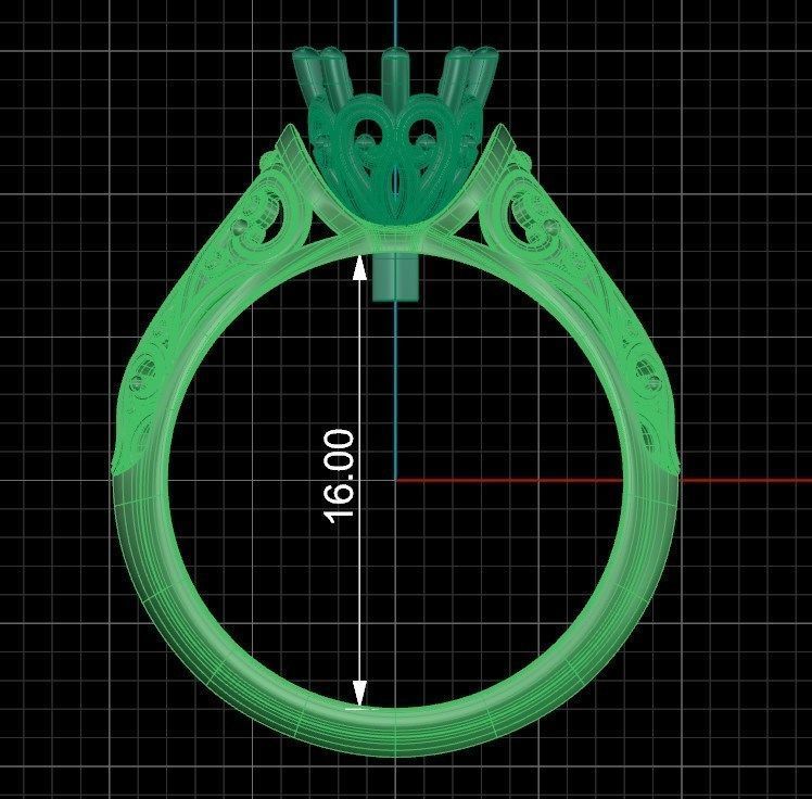 Ring bi 54 3D print model_6