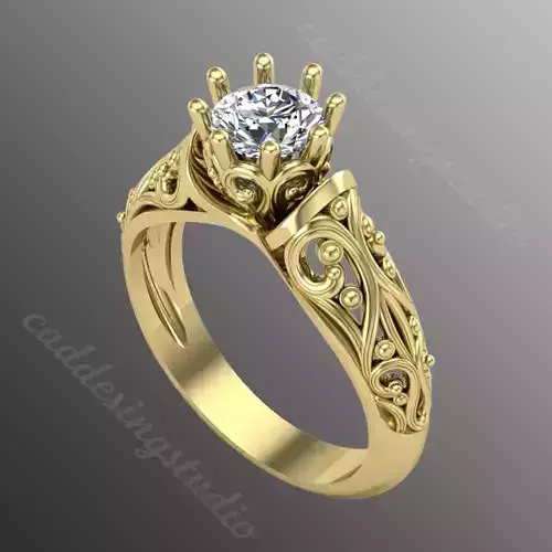 Ring bi 54 3D print model