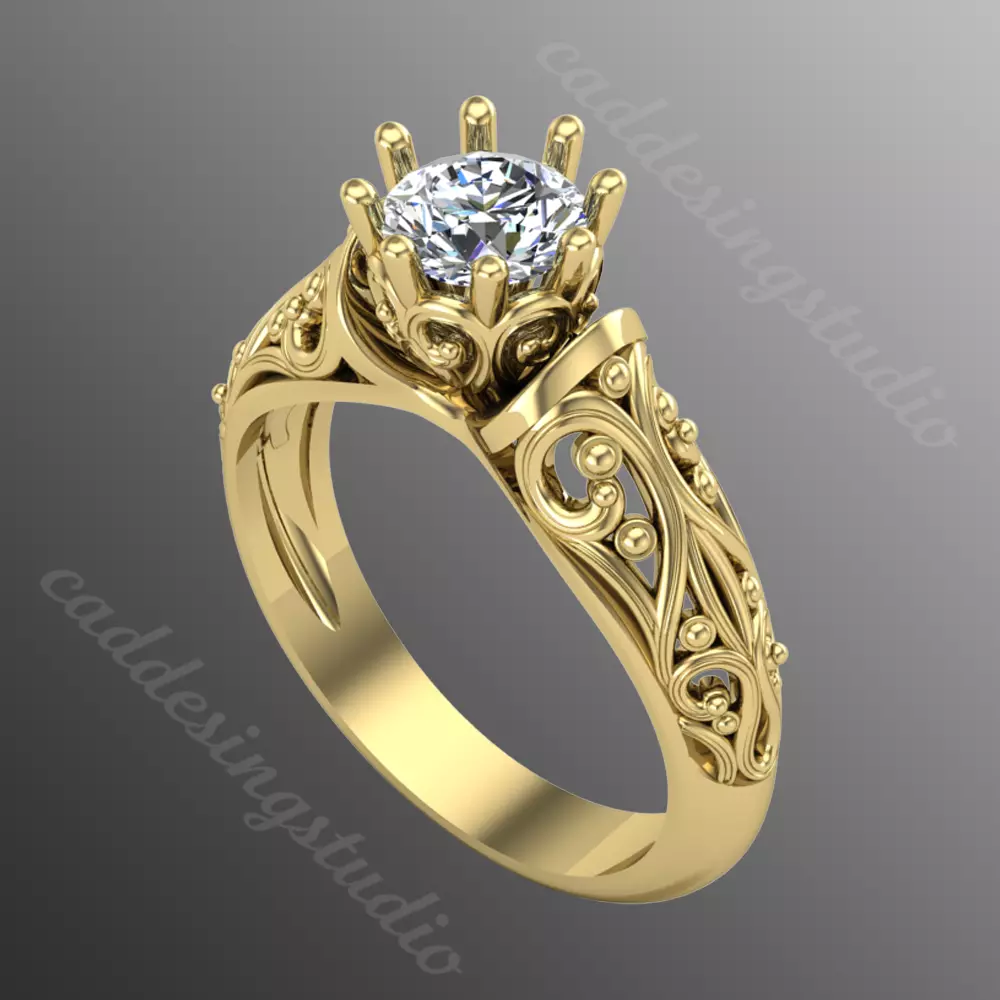 Ring bi 54 3D print model_0