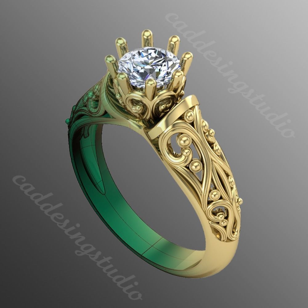 Ring bi 54 3D print model_1