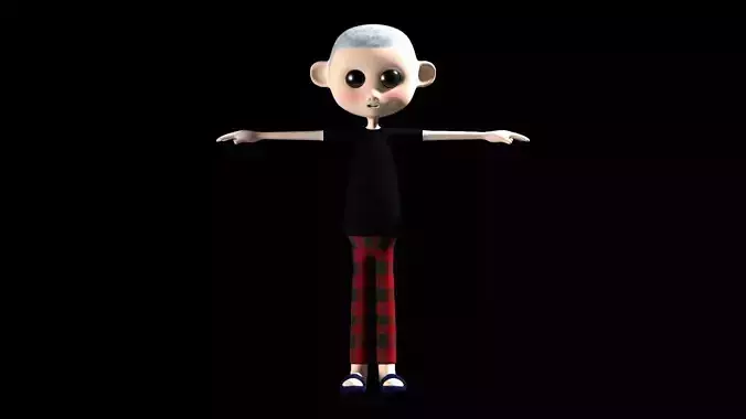 Lowpoly male character