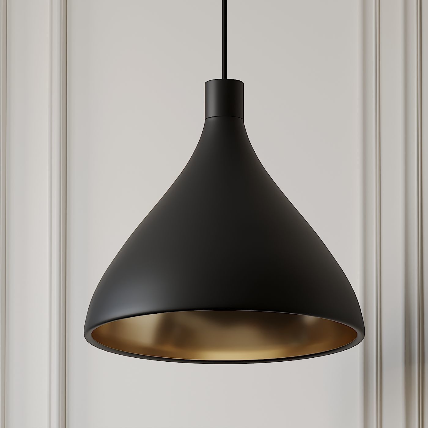 Swell Narrow and Medium Pendant Lights by Pablo Studio 3D model_1
