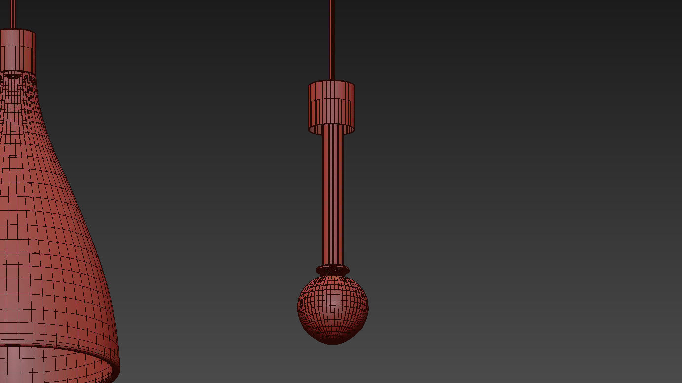 Swell Narrow and Medium Pendant Lights by Pablo Studio 3D model_6