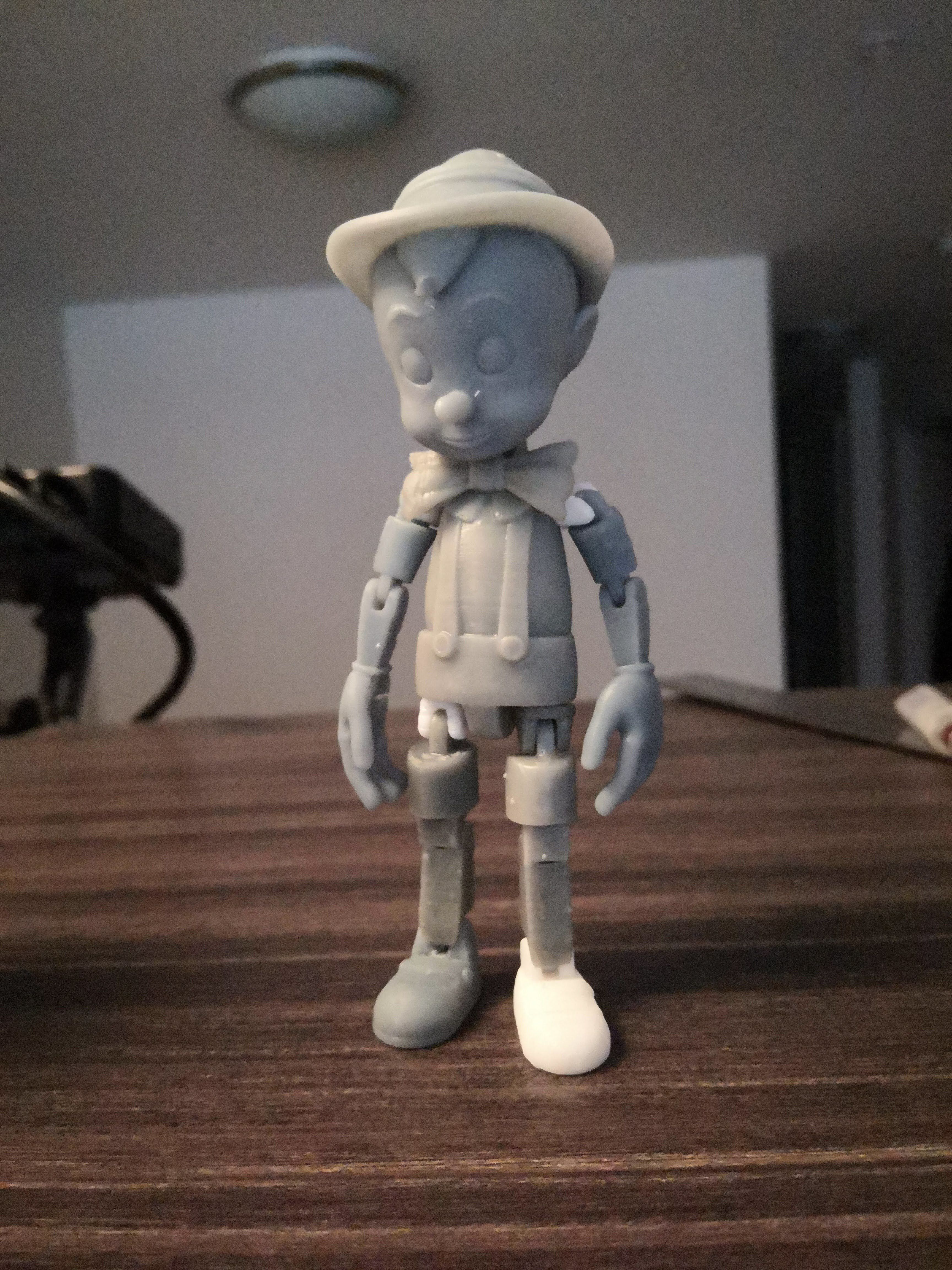Pinocchio Articulated 3D print model_5
