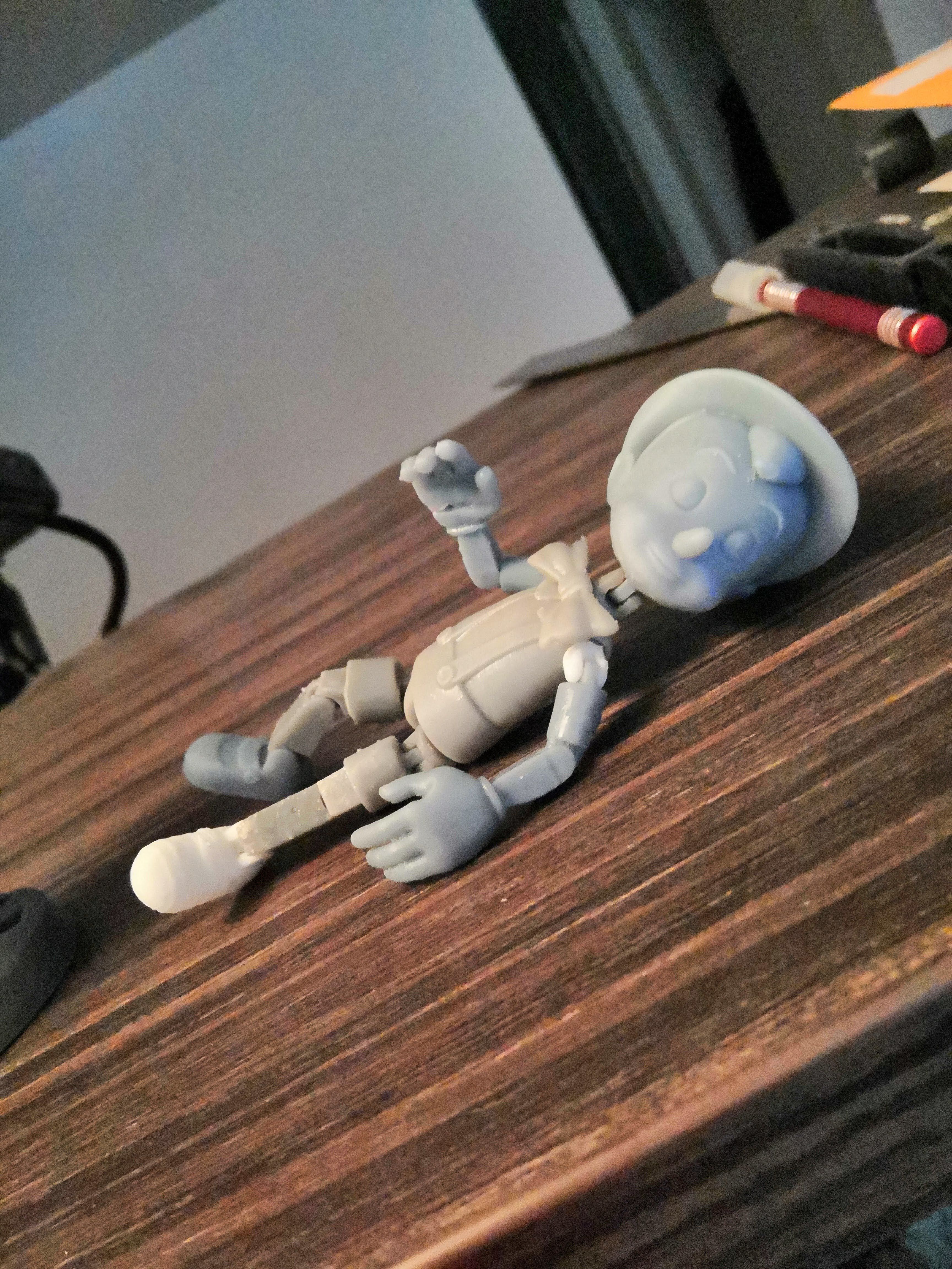 Pinocchio Articulated 3D print model_6