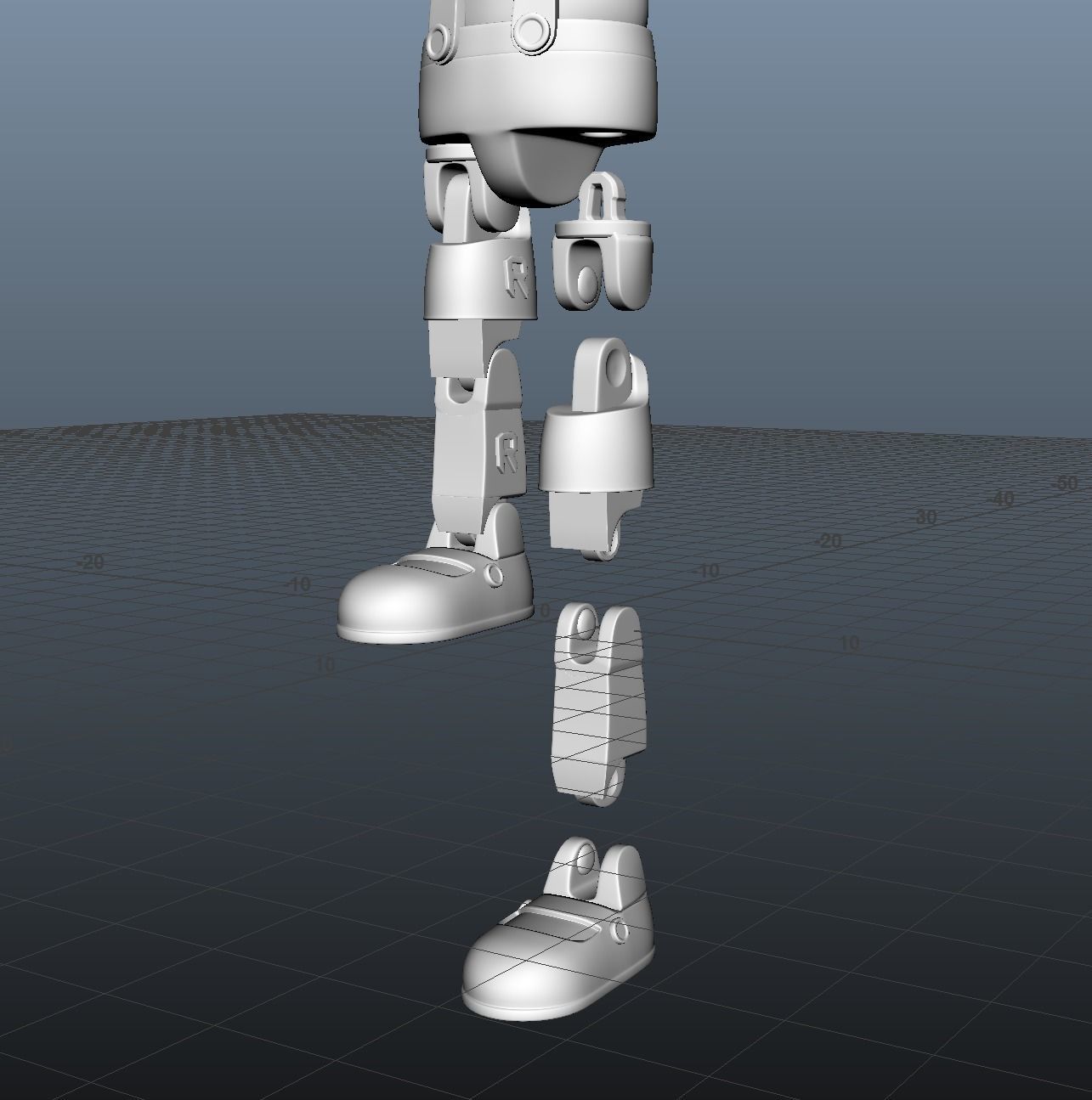 Pinocchio Articulated 3D print model_2