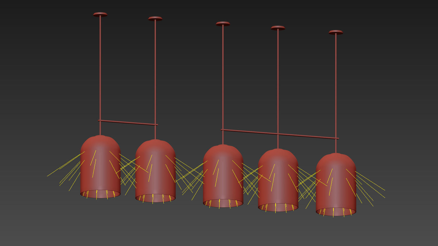 MONI Pendant Lamps by Articolo 3D model_6