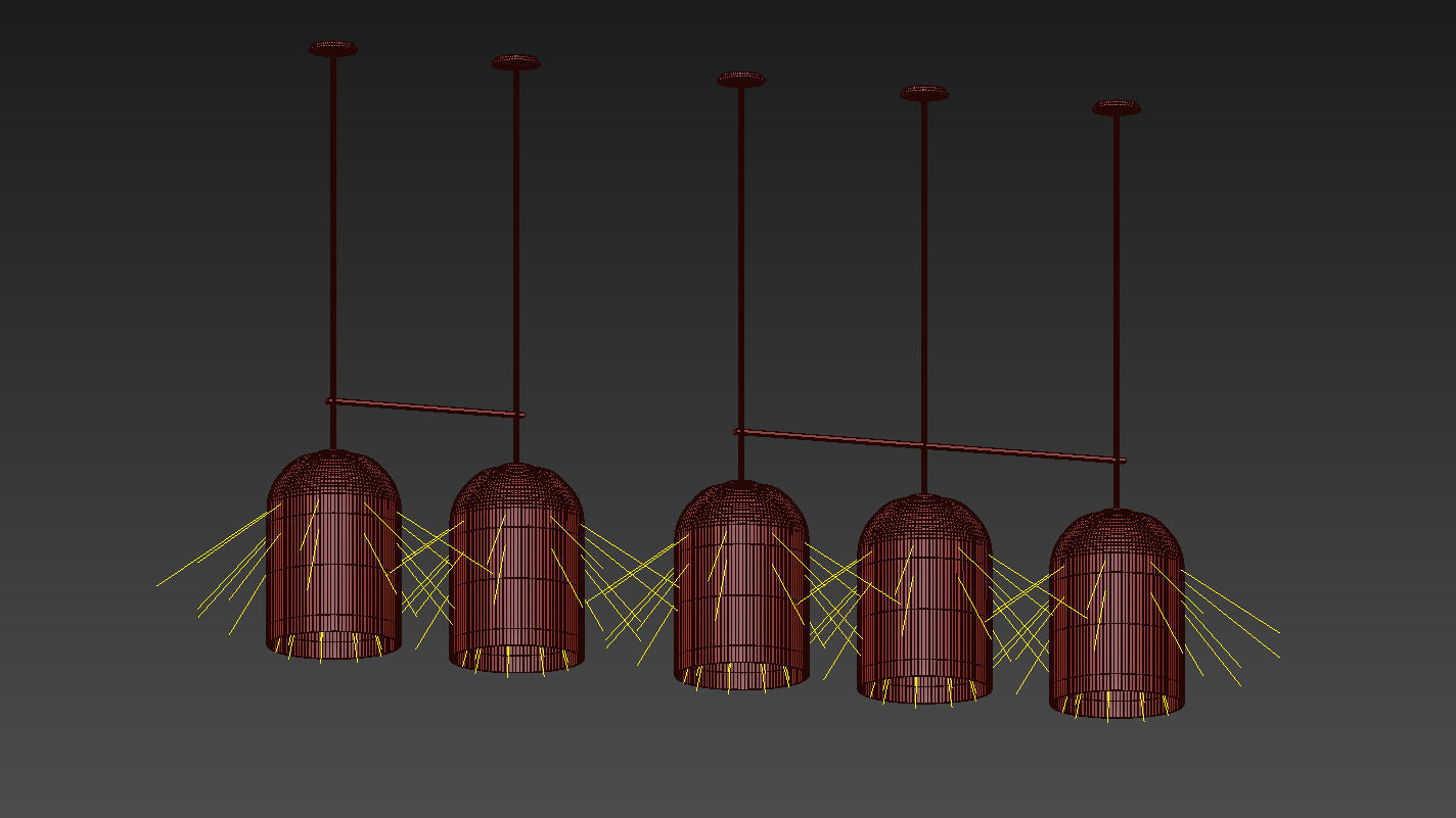 MONI Pendant Lamps by Articolo 3D model_4