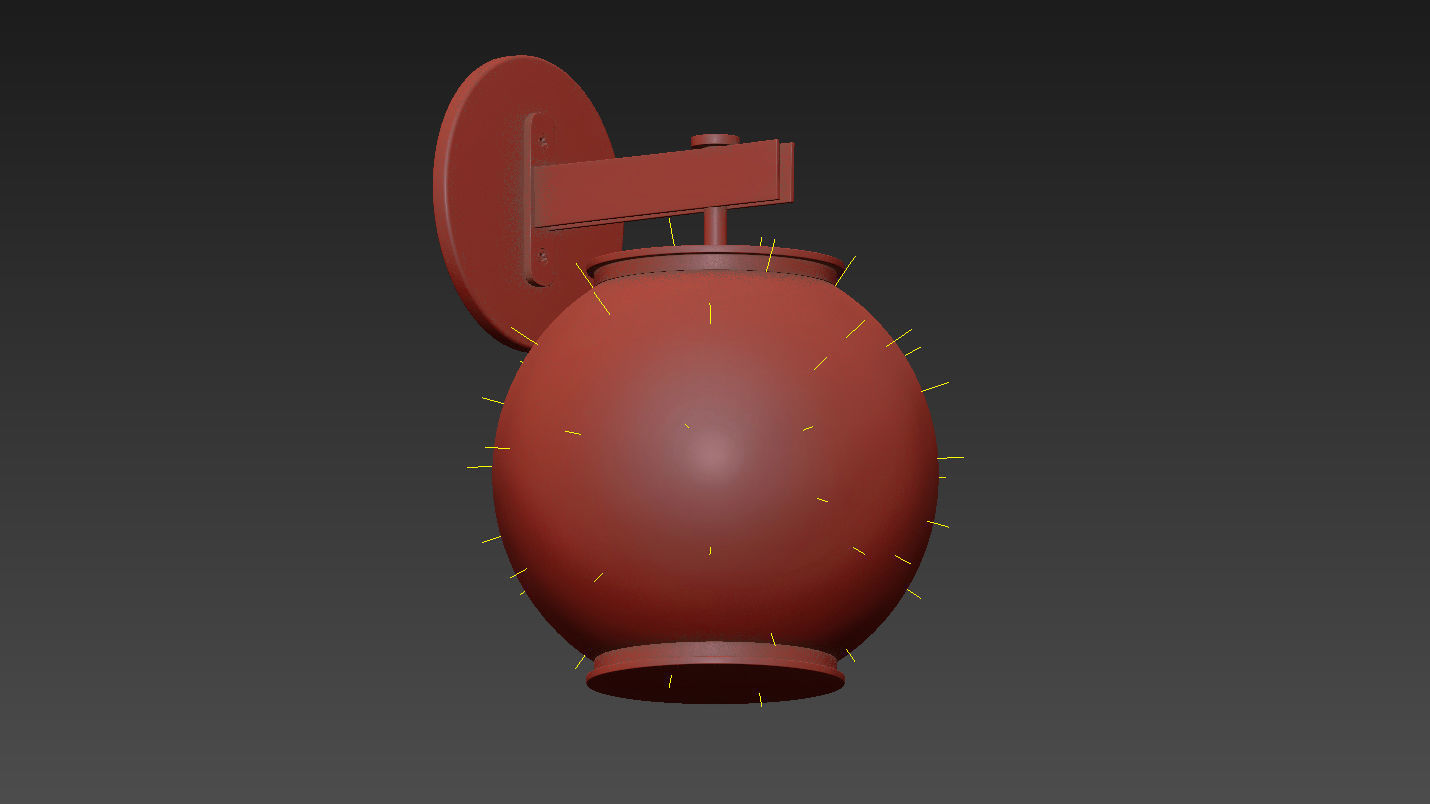 Mannon Wall Sconce by Jonathan Browning 3D model_9