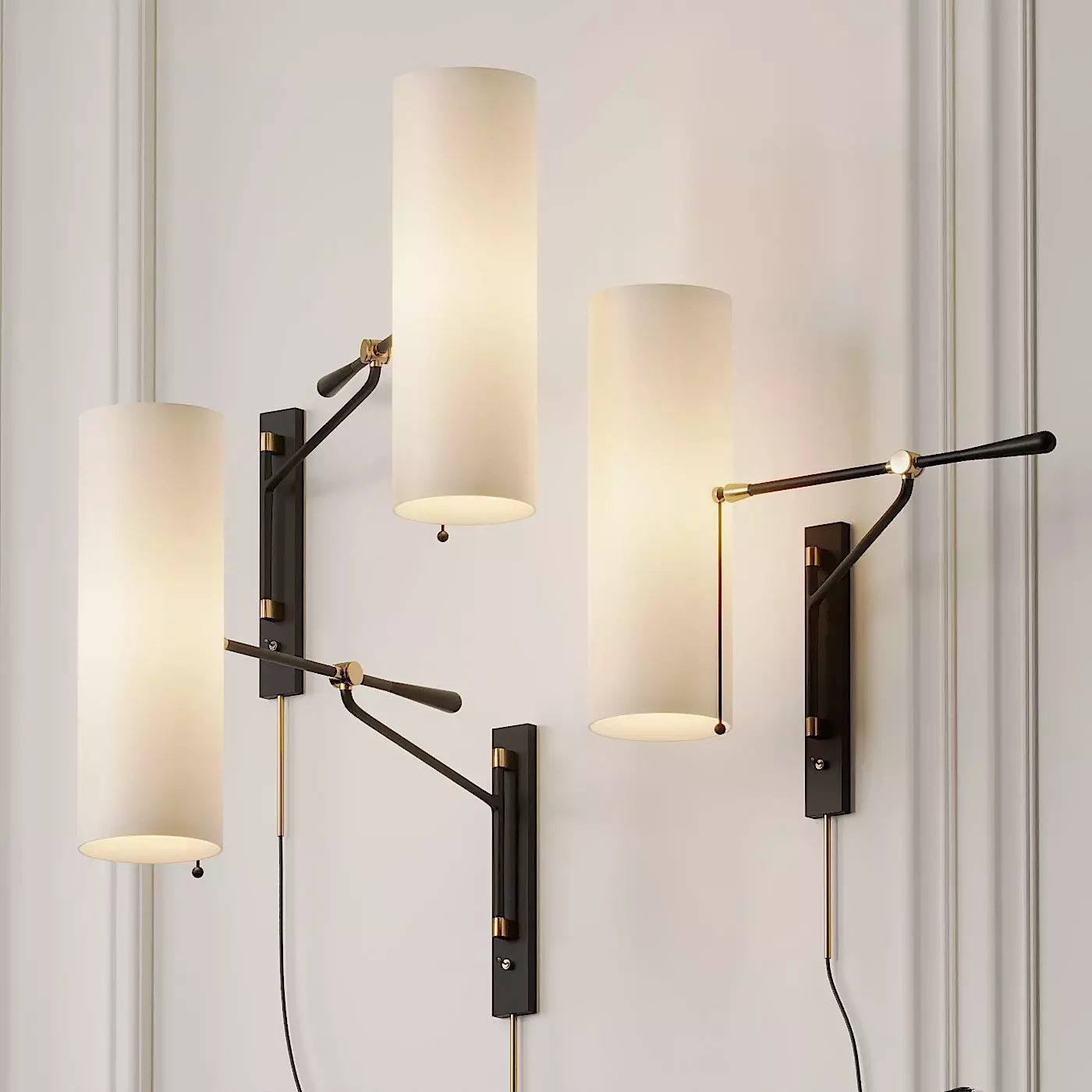 Frankfort Articulating Wall Light by AERIN 3D model_0