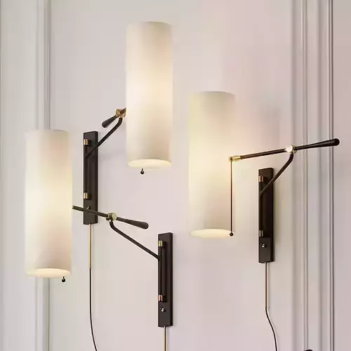 Frankfort Articulating Wall Light by AERIN