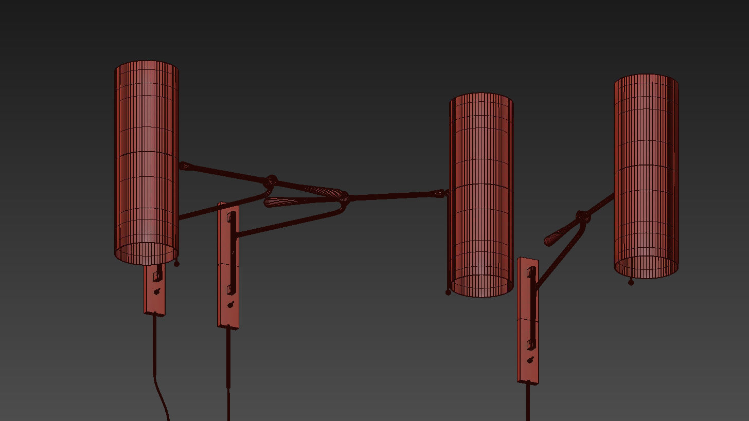 Frankfort Articulating Wall Light by AERIN 3D model_7