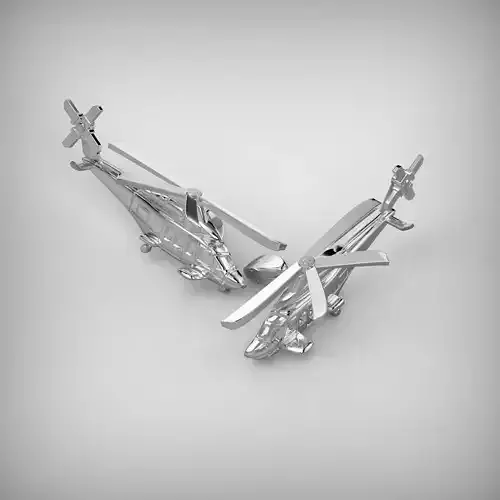 191002 Cufflinks AW139 3D print model