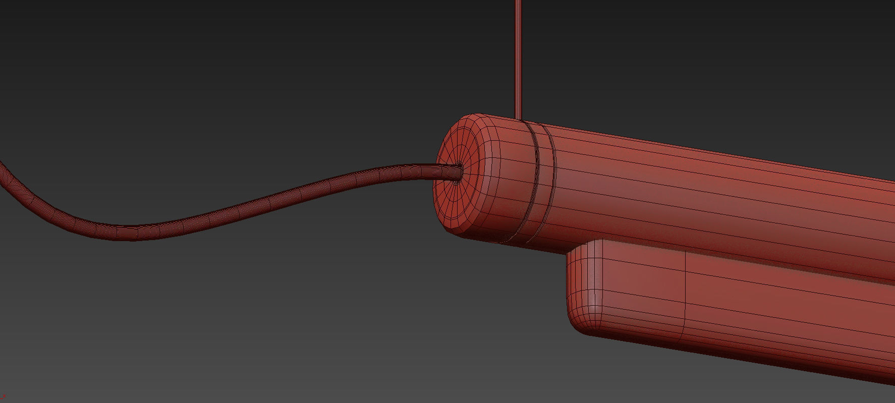 Pipeline CM1 LED Linear Suspension Light By Caine Heintzman 3D model_8