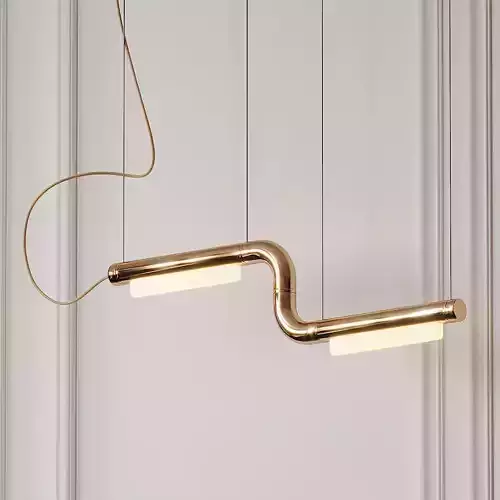 Pipeline CM1 LED Linear Suspension Light By Caine Heintzman
