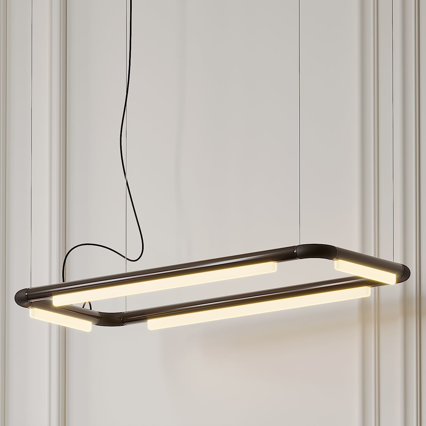 Pipeline CM4 LED Linear Suspension Light By Caine Heintzman 3D model_1