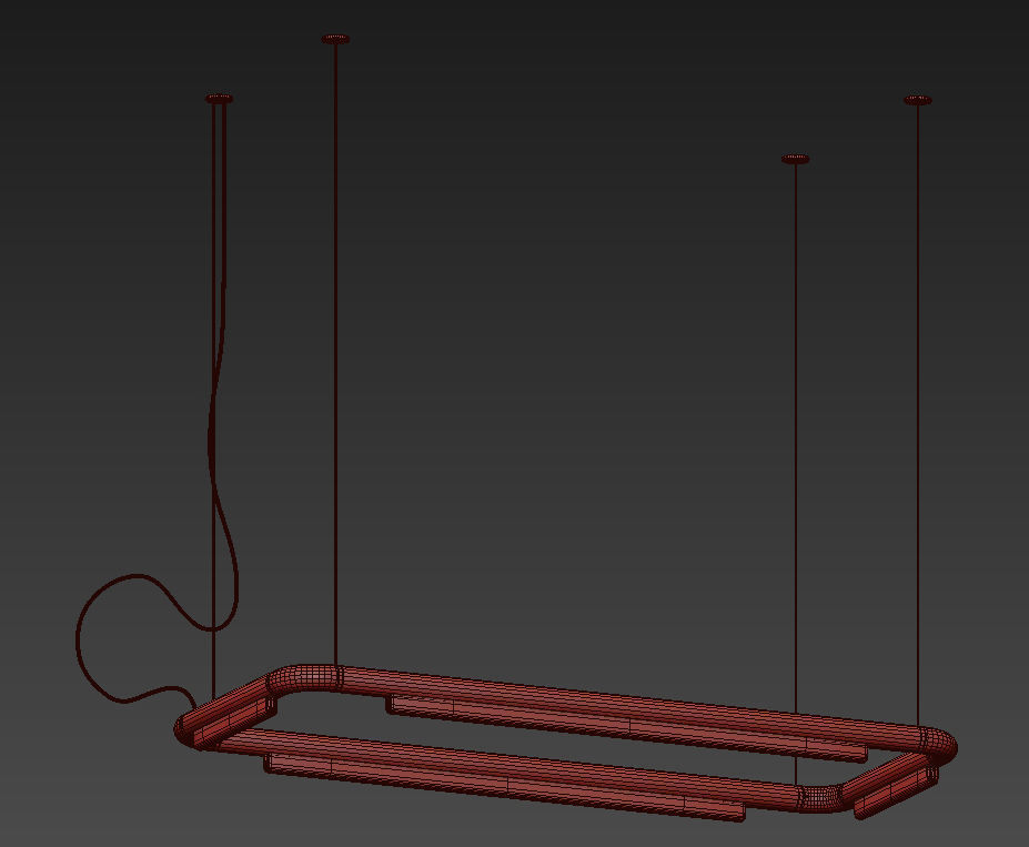 Pipeline CM4 LED Linear Suspension Light By Caine Heintzman 3D model_4