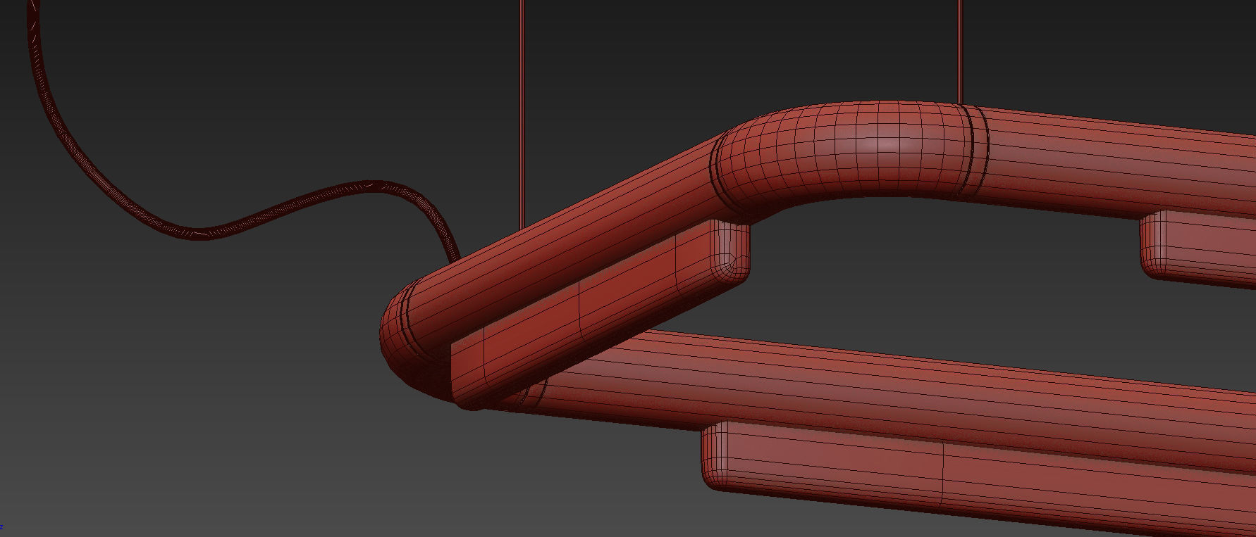 Pipeline CM4 LED Linear Suspension Light By Caine Heintzman 3D model_7