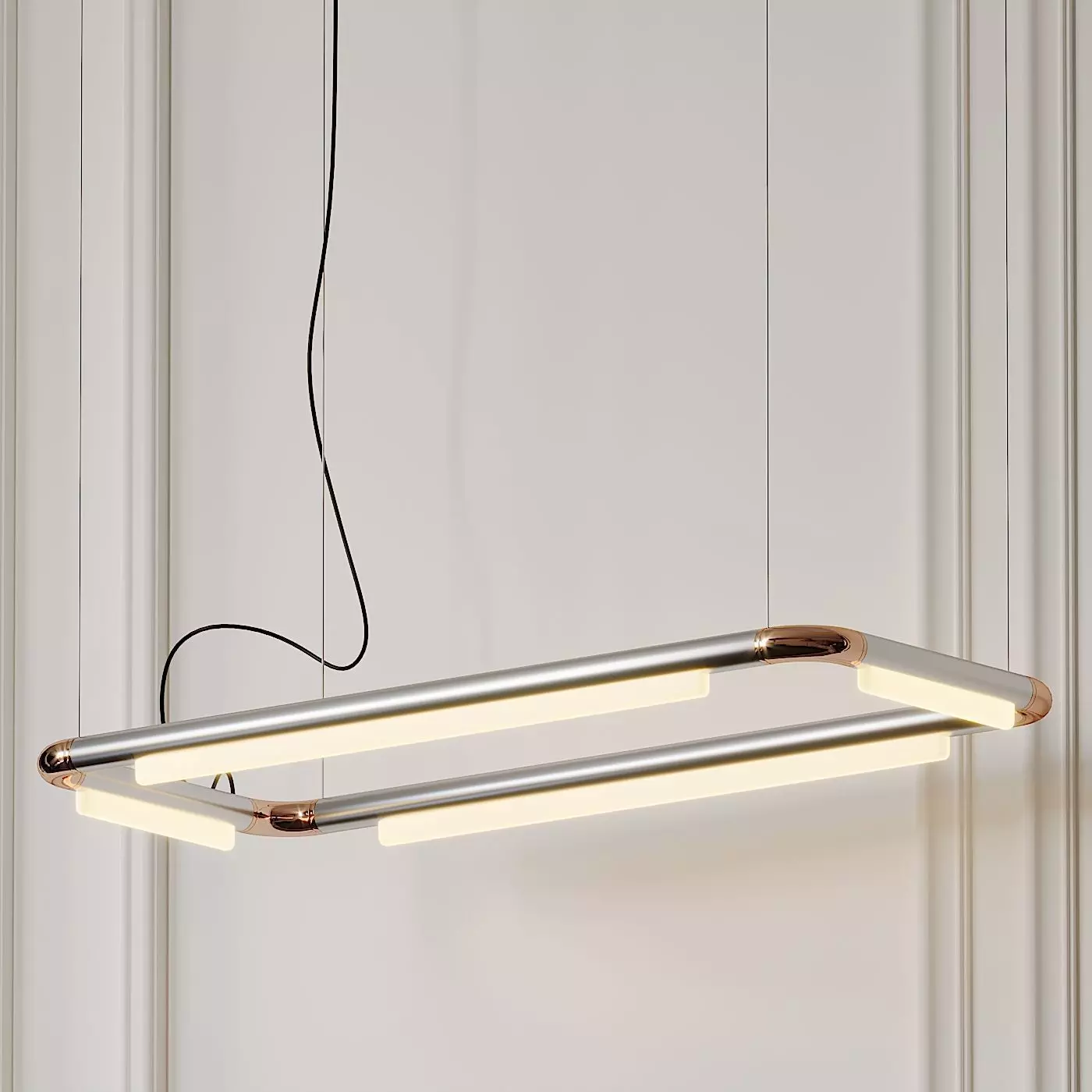 Pipeline CM4 LED Linear Suspension Light By Caine Heintzman 3D model_0