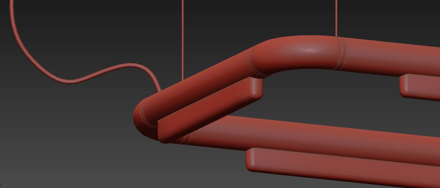 Pipeline CM4 LED Linear Suspension Light By Caine Heintzman 3D model_5