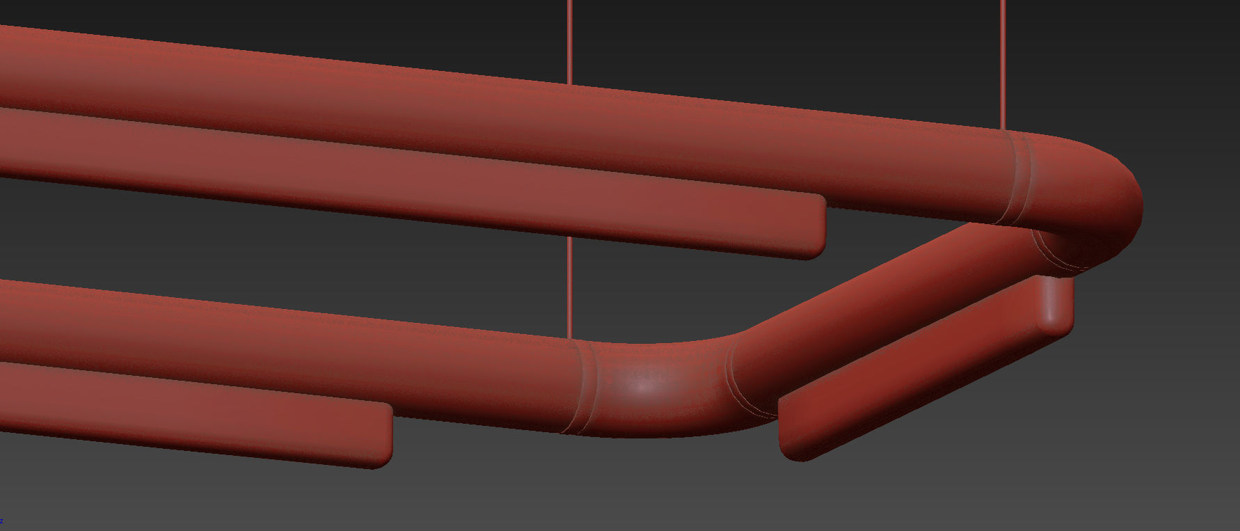 Pipeline CM4 LED Linear Suspension Light By Caine Heintzman 3D model_8