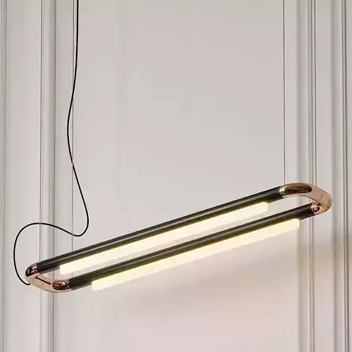Pipeline CM6 LED Linear Suspension Light by ANDlight