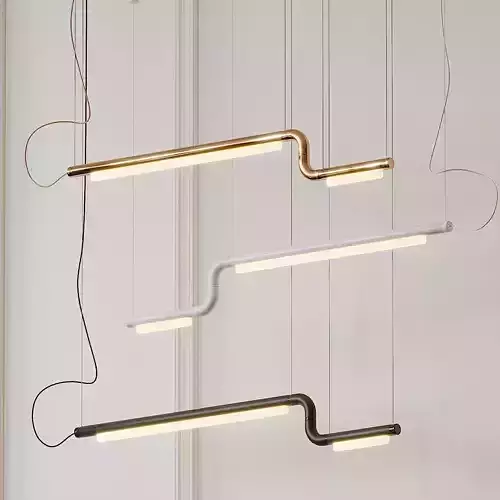Pipeline CM2 LED Linear Suspension Light By Caine Heintzman