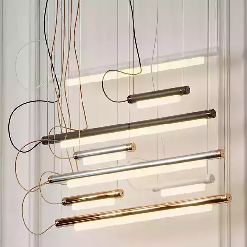 Pipeline 125 LED Linear Suspension Light from ANDlight