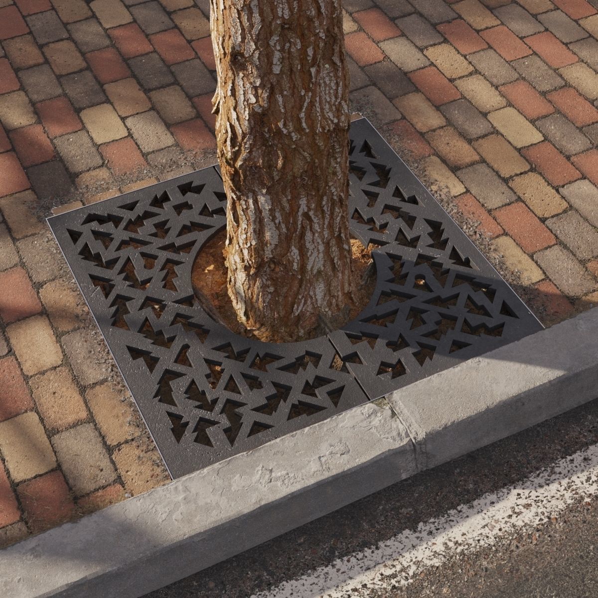 Tree grates 08 3D model_0