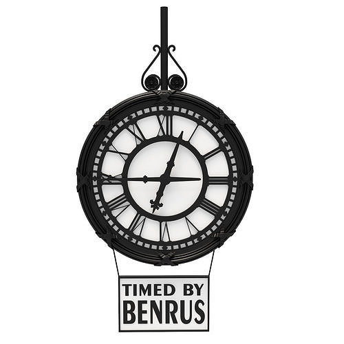 Clock Benrus 3D model