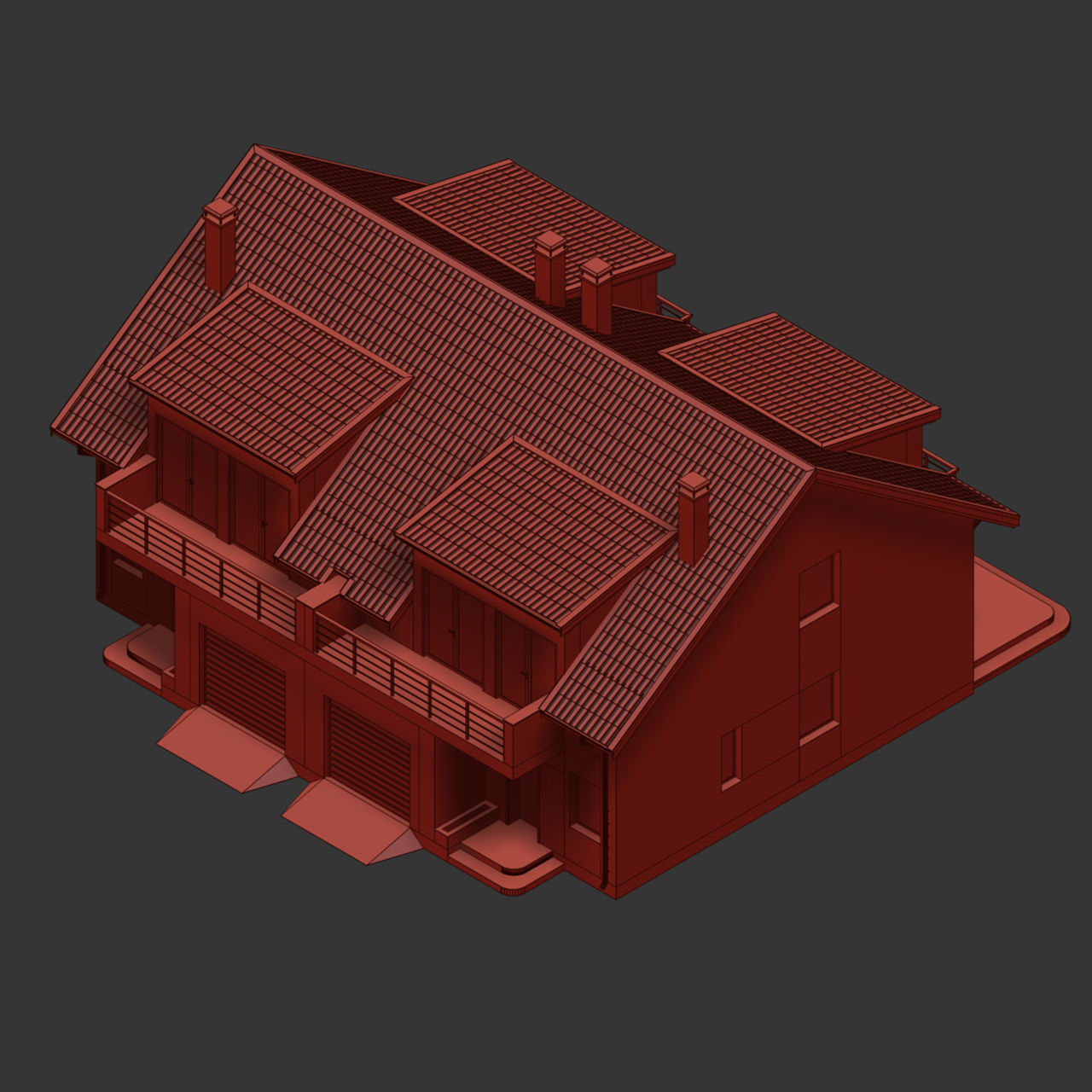 Private House model 2 3D model_10