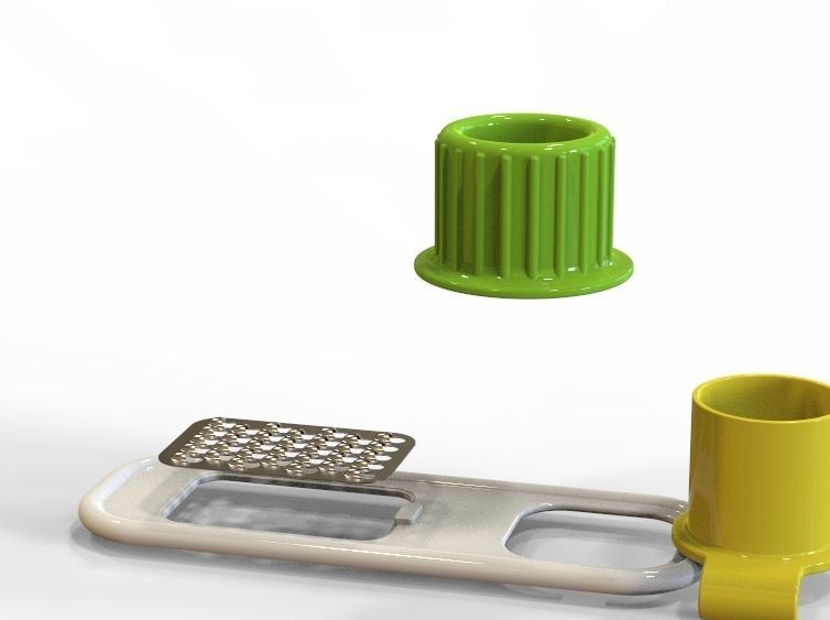 Ginger Garlic and Herb Grinder 3D print model_7