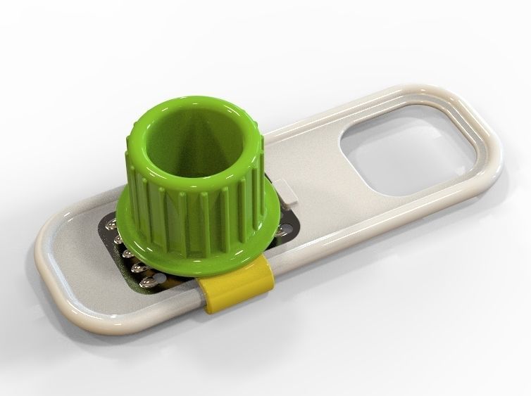 Ginger Garlic and Herb Grinder 3D print model_2