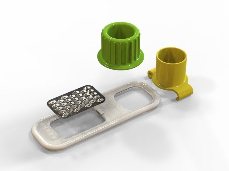 Ginger Garlic and Herb Grinder 3D print model_9