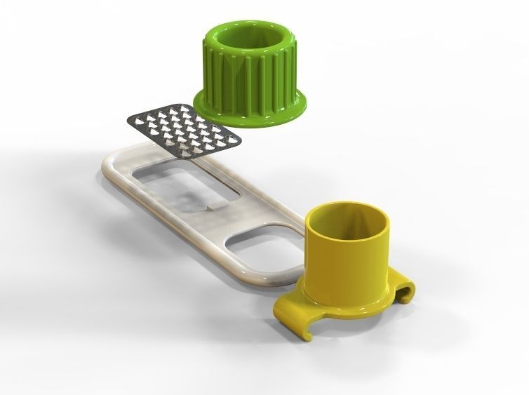 Ginger Garlic and Herb Grinder 3D print model_14