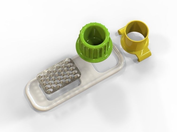 Ginger Garlic and Herb Grinder 3D print model_10
