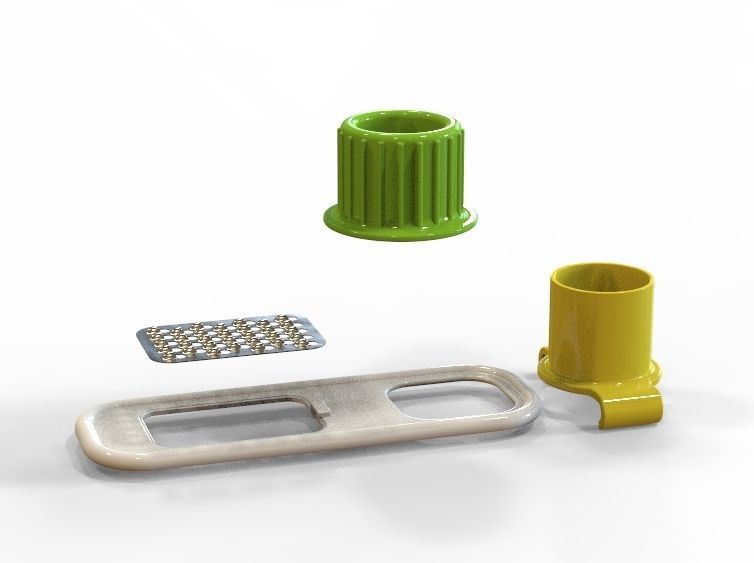 Ginger Garlic and Herb Grinder 3D print model_8