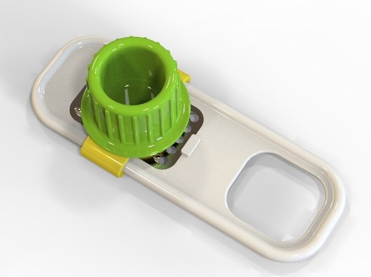 Ginger Garlic and Herb Grinder 3D print model_1