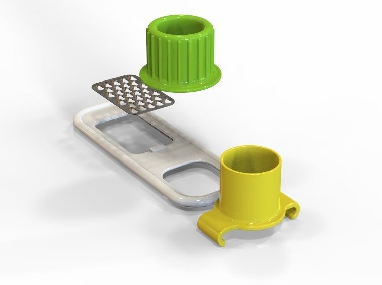Ginger Garlic and Herb Grinder 3D print model_11