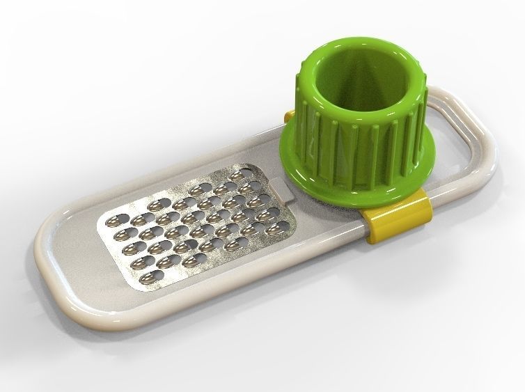 Ginger Garlic and Herb Grinder 3D print model_3