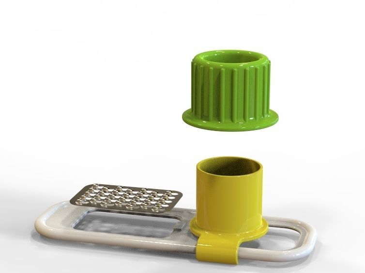 Ginger Garlic and Herb Grinder 3D print model_6