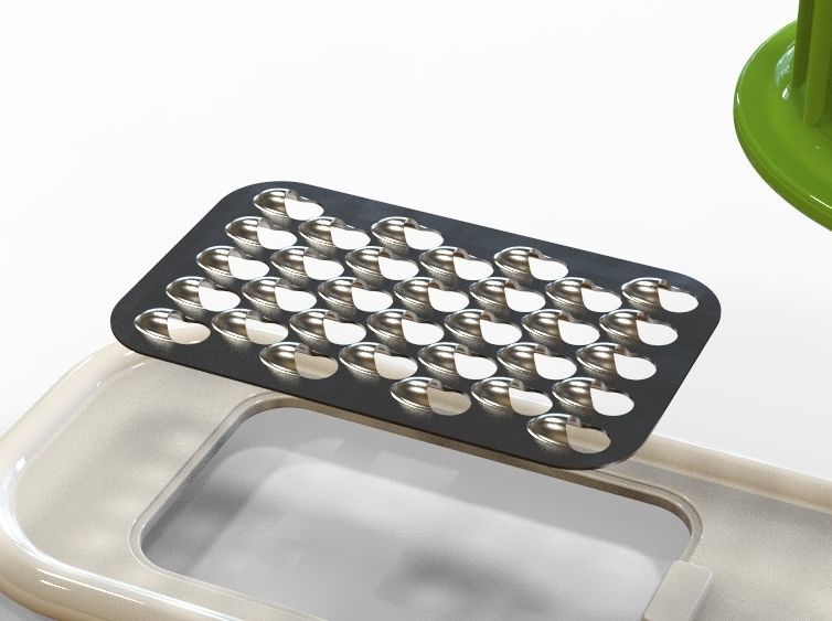 Ginger Garlic and Herb Grinder 3D print model_12