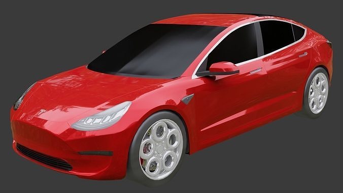 tesla model 3 3D model