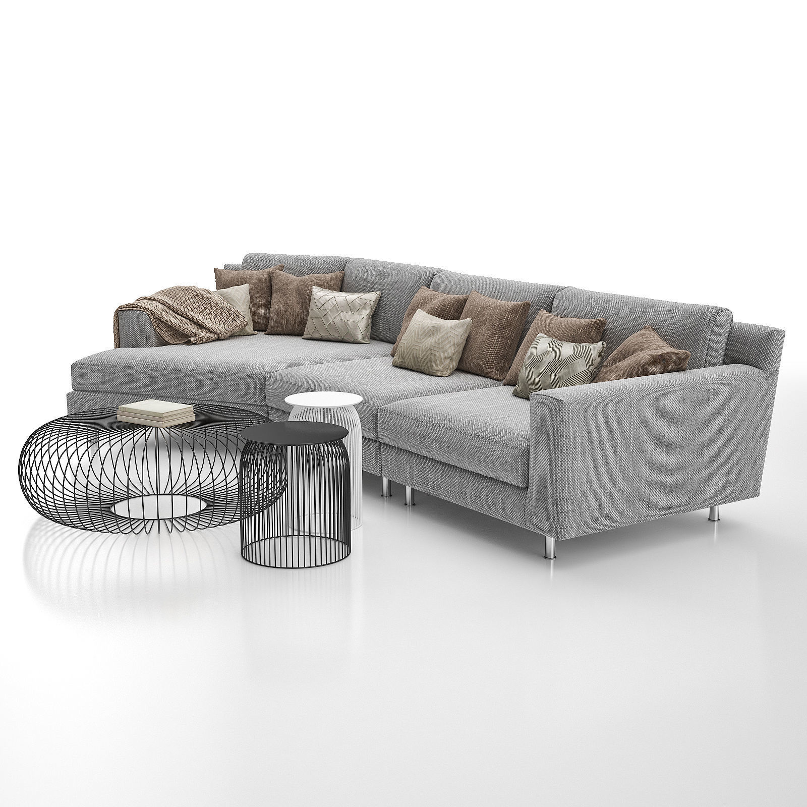MANHATTAN Corner Sofa 3D model_1
