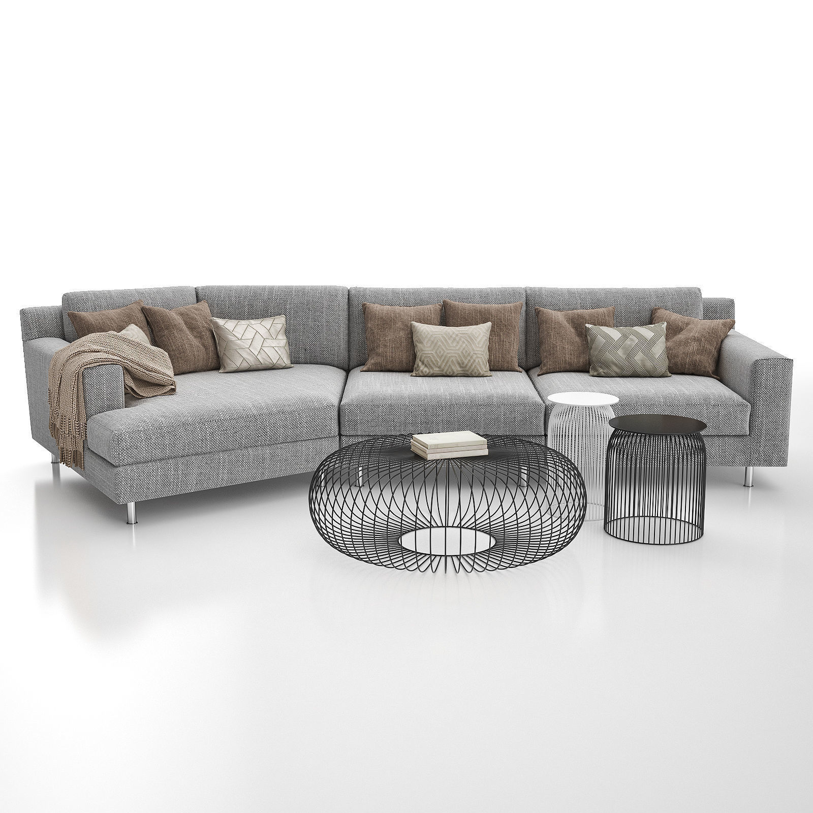 MANHATTAN Corner Sofa 3D model_2