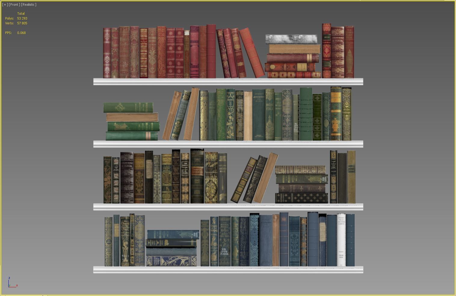Classic Books 06 3D model_5