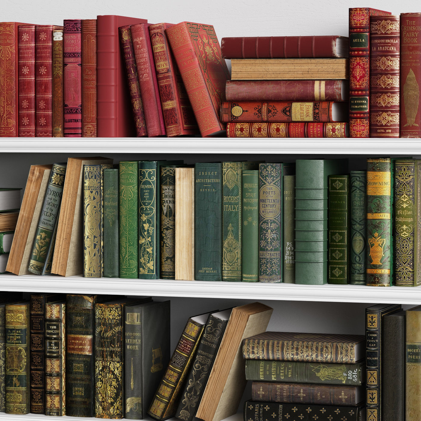 Classic Books 06 3D model_2