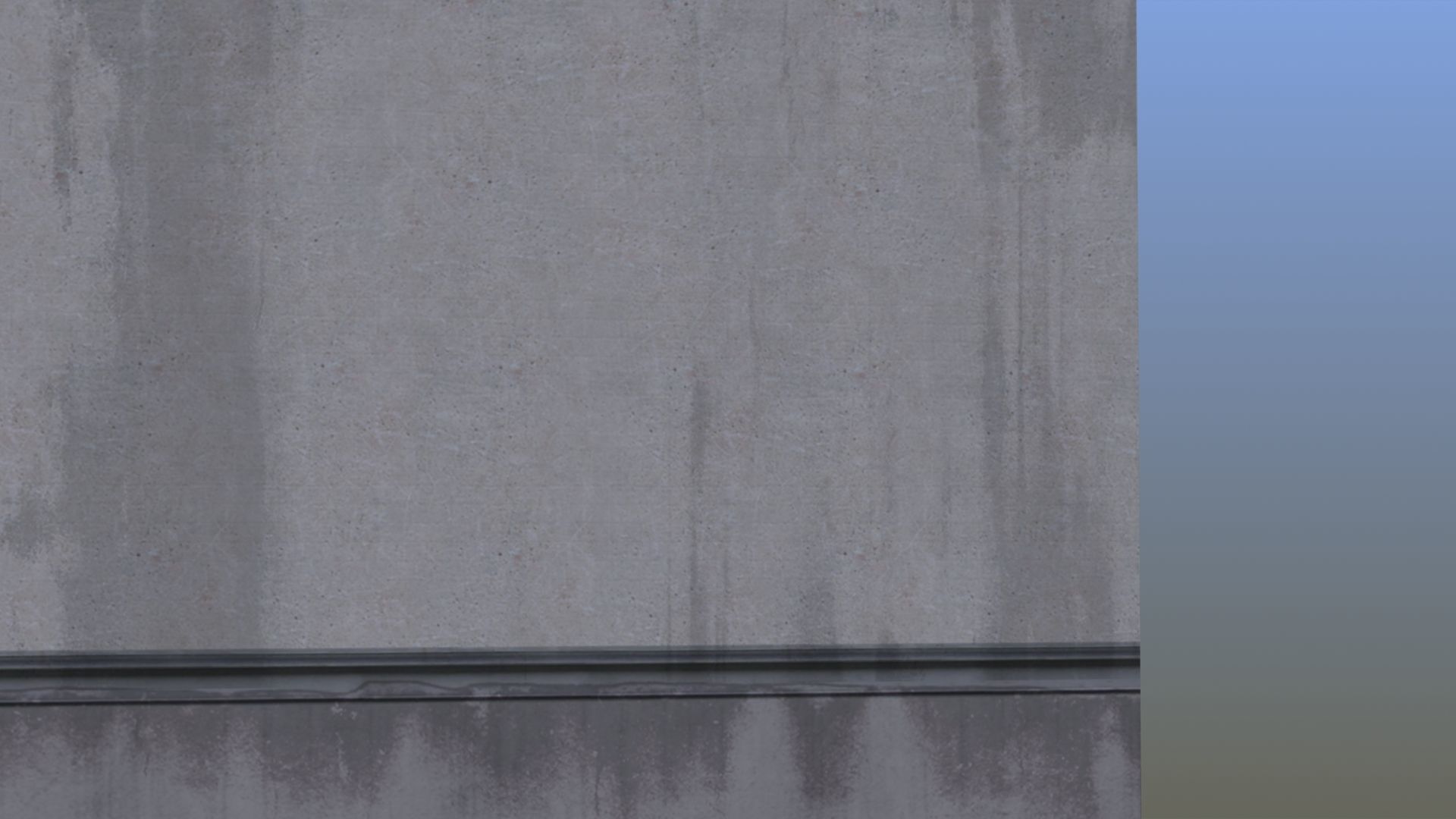 Old Row House Low-poly 3D model_5